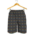 Rainbow LGBT Peace Sign Pattern Print Men's Shorts