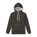 Rainbow LGBT Peace Sign Pattern Print Pullover Hoodie