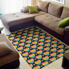 Rainbow LGBT Pride Heart Pattern Print Area Rug