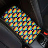 Rainbow LGBT Pride Heart Pattern Print Car Center Console Cover