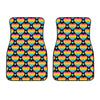 Rainbow LGBT Pride Heart Pattern Print Front Car Floor Mats