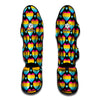 Rainbow LGBT Pride Heart Pattern Print Muay Thai Shin Guard