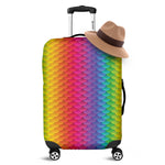 Rainbow Mermaid Scale Pattern Print Luggage Cover
