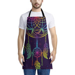 Rainbow Native Dream Catcher Print Apron