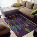 Rainbow Native Dream Catcher Print Floor Mat