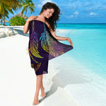 Rainbow Native Dream Catcher Print Beach Sarong Wrap
