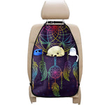 Rainbow Native Dream Catcher Print Car Seat Organizers
