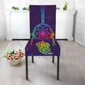 Rainbow Native Dream Catcher Print Dining Chair Slipcover