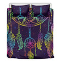 Rainbow Native Dream Catcher Print Duvet Cover Bedding Set