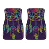 Rainbow Native Dream Catcher Print Front Car Floor Mats