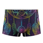 Rainbow Native Dream Catcher Print Men's Boxer Briefs