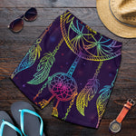 Rainbow Native Dream Catcher Print Men's Shorts