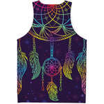 Rainbow Native Dream Catcher Print Men's Tank Top