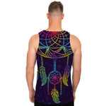 Rainbow Native Dream Catcher Print Men's Tank Top