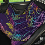 Rainbow Native Dream Catcher Print Pet Car Back Seat Cover