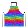 Rainbow Palm Tree Pattern Print Apron