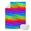 Rainbow Palm Tree Pattern Print Blanket