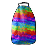 Rainbow Palm Tree Pattern Print Car Seat Organizers