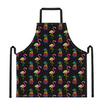 Rainbow Pineapple And Flamingo Print Apron