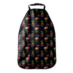 Rainbow Pineapple And Flamingo Print Car Seat Organizers