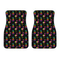 Rainbow Pineapple And Flamingo Print Front Car Floor Mats