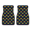 Rainbow Pixel 8-Bit LGBT Pride Heart Front Car Floor Mats