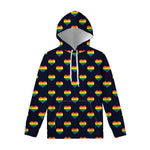 Rainbow Pixel 8-Bit LGBT Pride Heart Pullover Hoodie