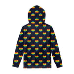 Rainbow Pixel 8-Bit LGBT Pride Heart Pullover Hoodie