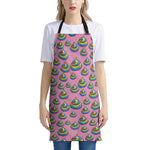 Rainbow Poop Pattern Print Apron