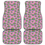 Rainbow Poop Pattern Print Front and Back Car Floor Mats