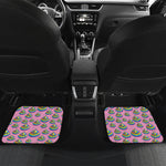 Rainbow Poop Pattern Print Front and Back Car Floor Mats