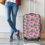 Rainbow Poop Pattern Print Luggage Cover