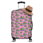Rainbow Poop Pattern Print Luggage Cover