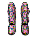 Rainbow Poop Pattern Print Muay Thai Shin Guards