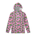 Rainbow Poop Pattern Print Pullover Hoodie