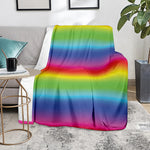 Rainbow Print Blanket
