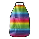 Rainbow Print Car Seat Organizers