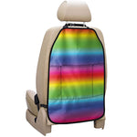 Rainbow Print Car Seat Organizers