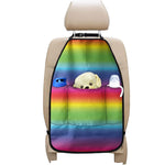 Rainbow Print Car Seat Organizers