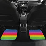 Rainbow Print Front and Back Car Floor Mats