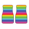 Rainbow Print Front Car Floor Mats