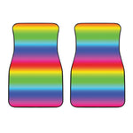 Rainbow Print Front Car Floor Mats