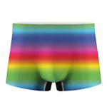 Rainbow Print Men's Boxer Briefs
