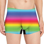 Rainbow Print Men's Boxer Briefs