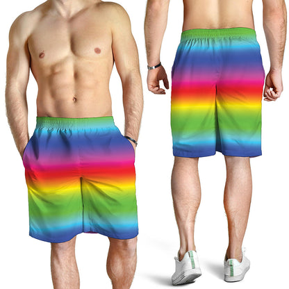 Rainbow Print Men's Shorts