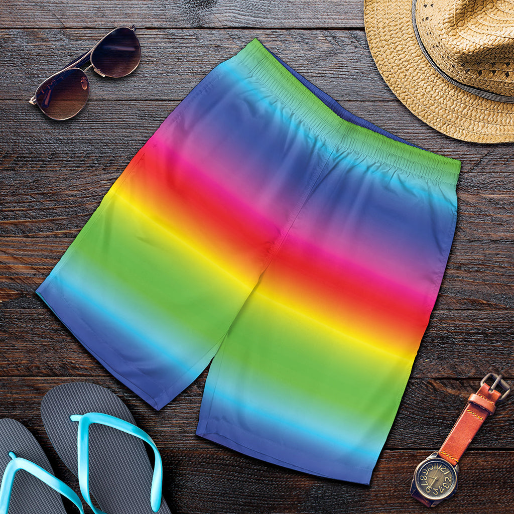Rainbow Print Men's Shorts