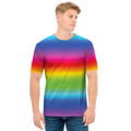 Rainbow Print Men's T-Shirt