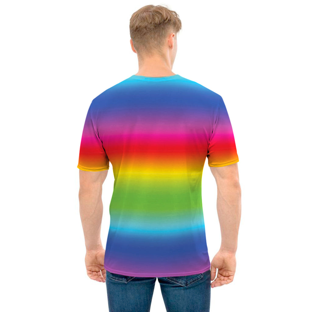 Rainbow Print Men's T-Shirt