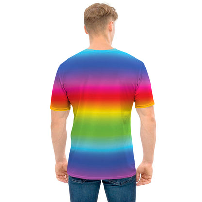 Rainbow Print Men's T-Shirt