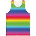 Rainbow Print Men's Tank Top